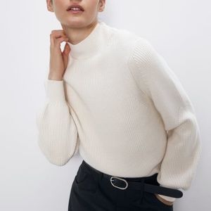 NWT Zara cream sweater